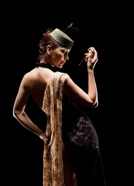 Seksi kadın portresi Glamour — Stok fotoğraf
