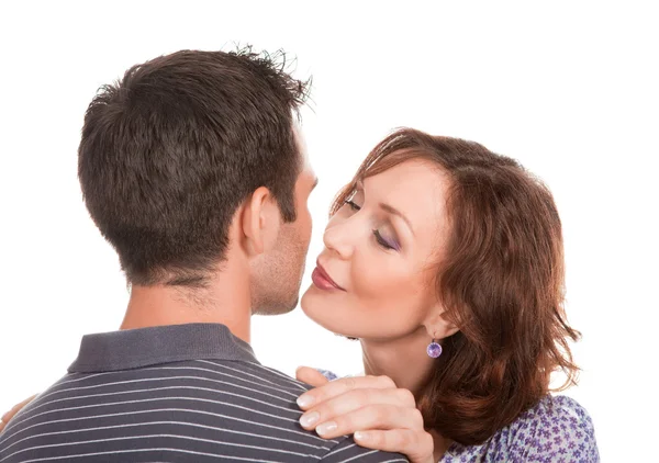 Young couple in love, close up — Stock Photo, Image