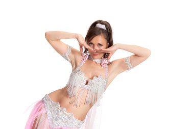 Beautiful bellydancer clipart