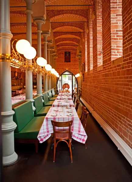 Interior de restaurante estilo antigo — Fotografia de Stock
