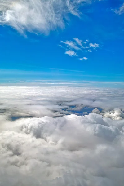 stock image Blue sky with cloud closeup