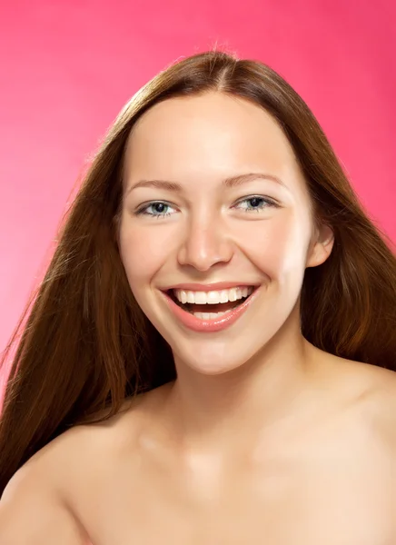 Beleza e saúde da mulher jovem — Fotografia de Stock
