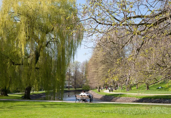Spring in Park Celle, Germany — Stock Photo, Image
