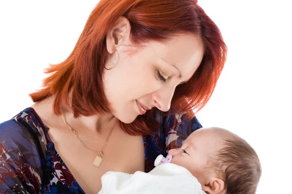 Feliz madre con adorable bebé —  Fotos de Stock