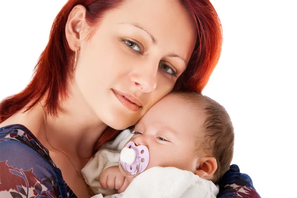 幸せな母親と可愛い赤ちゃん — ストック写真