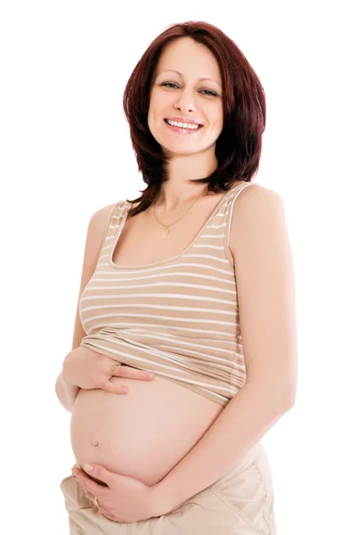Happy pregnant woman Stock Picture