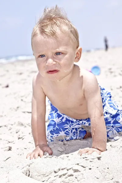 Dítě na dovolené — Stock fotografie