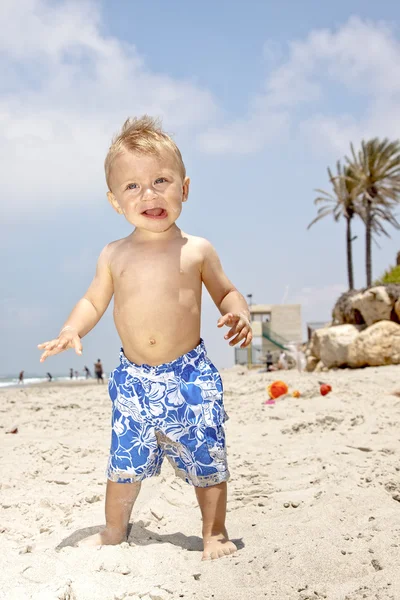 Dítě na dovolené — Stock fotografie