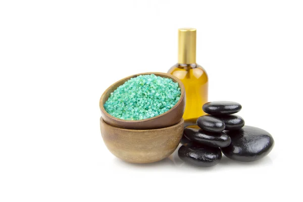 Groene zout spa — Stockfoto