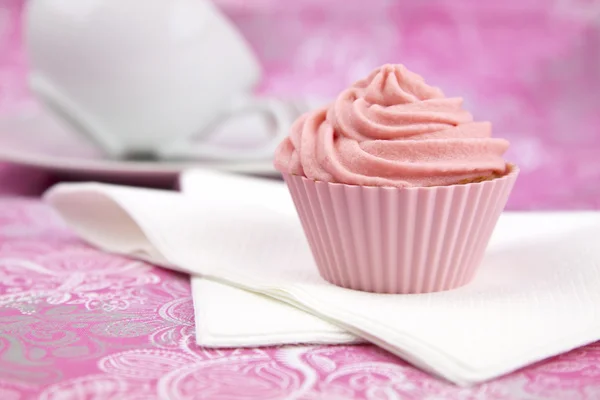 Rosa cupcake — Stockfoto