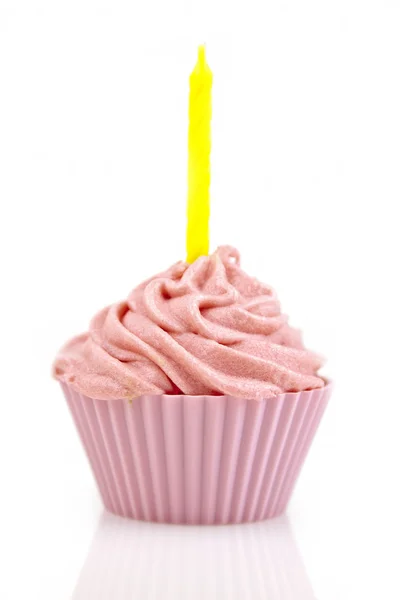 Stock image Pink cupcake