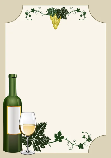 Bouclier de vin — Image vectorielle