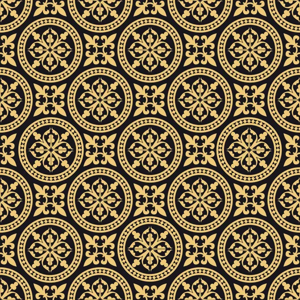 Antique oriental seamless pattern — Stock Vector