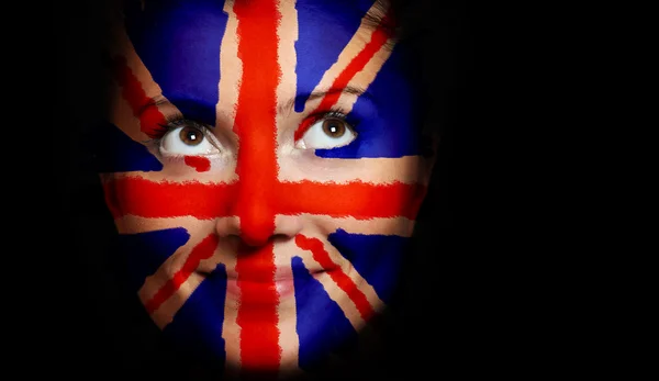 Brittiska flaggan — Stockfoto