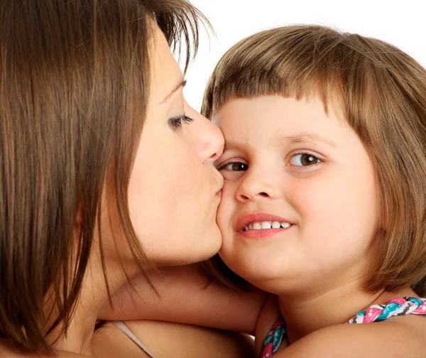 Całować moją córeczkę — Zdjęcie stockowe