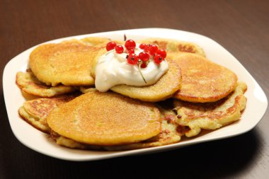 Polish potato pancakes clipart