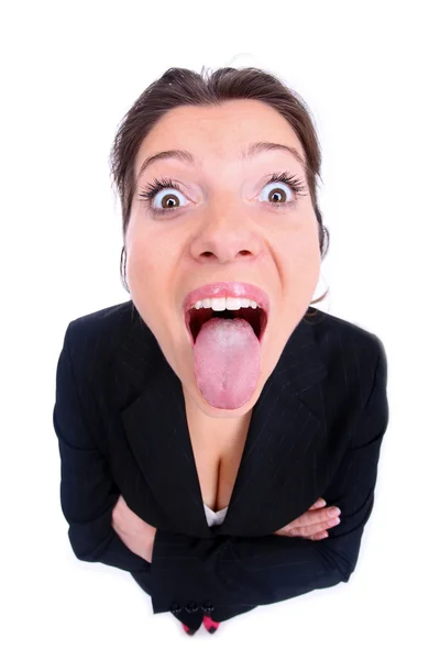 Muestra tu lengua ! —  Fotos de Stock