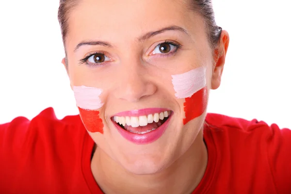 Šťastný polské dívka — Stock fotografie