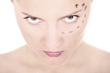 Face marking clipart