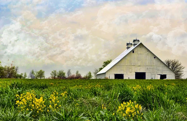 Vintage rustic old barn Royalty Free Stock Photos