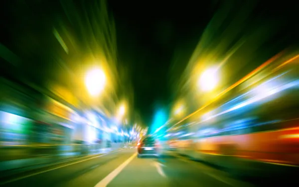 Speed city traffic — Stock Photo, Image