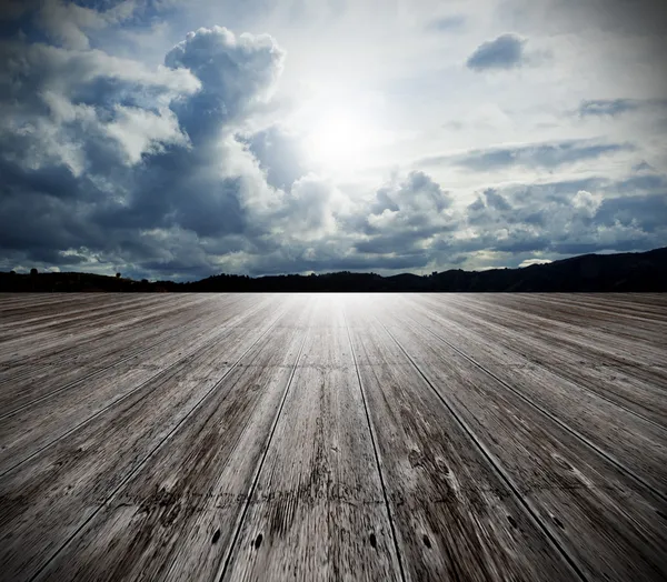 Pozadí dřevěnou podlahu — Stock fotografie