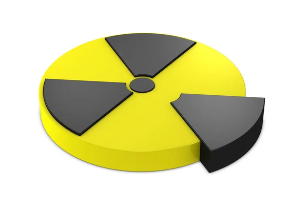 Nuclear symbol — Stock Photo, Image