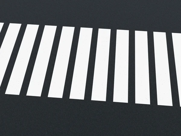 Road markings - crossing — Stock Photo, Image
