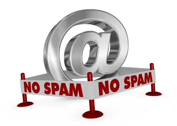 Sin protección contra spam — Foto de Stock