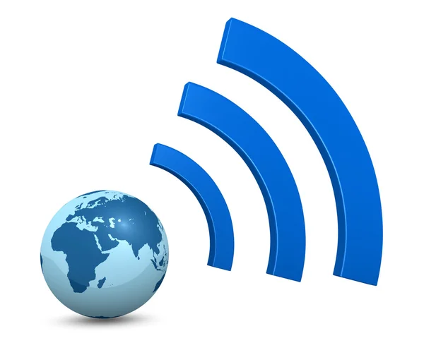 Conexão wi-fi — Fotografia de Stock