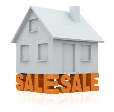 House for sale clipart