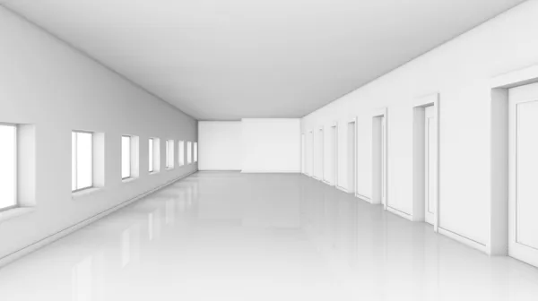 Großer Korridor — Stockfoto