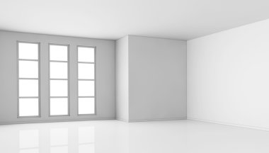 Empty room clipart