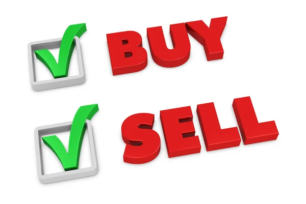 Sell and buy — Stock Photo, Image