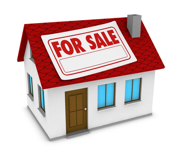 Dom na sprzedaż — Zdjęcie stockowe