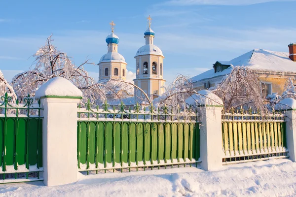 Rysk ortodox kyrka. — Stockfoto
