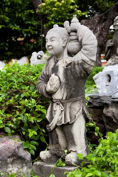 Estátua de pedra em Wat Po — Fotografia de Stock
