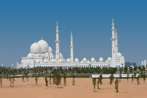 Sheikh Zayed Mosque Front View — Stock Photo, Image