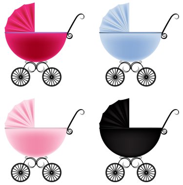 Baby carriage clipart