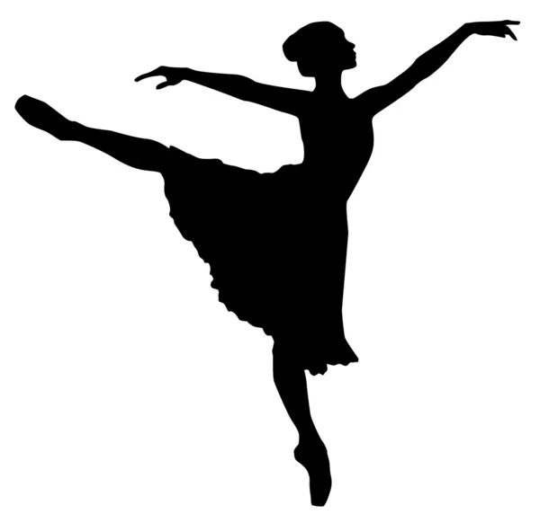 芭蕾舞演员 免版税图库插图