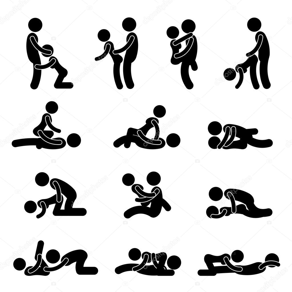 Sex Making Love Sexual Position Icon Sign Symbol