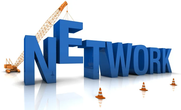 Building a Network — Stock Photo, Image