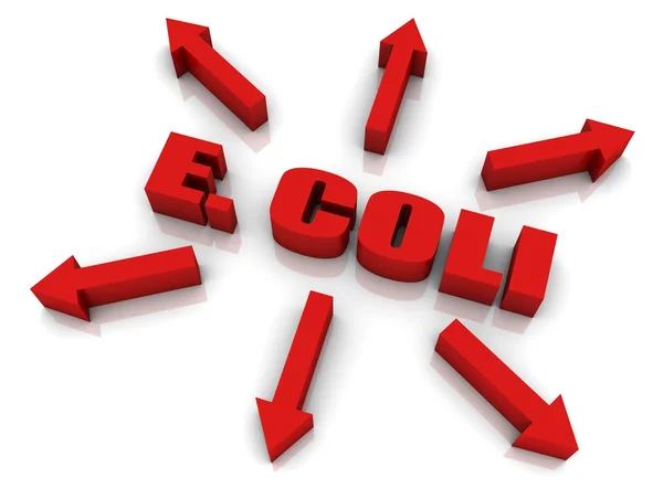 E. coli — Zdjęcie stockowe