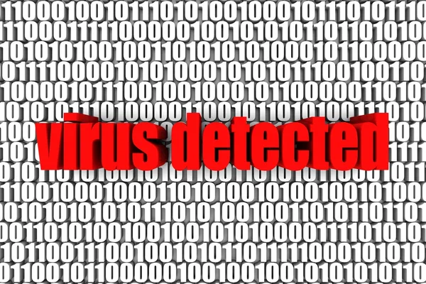 Virus Detected — Stock Photo, Image