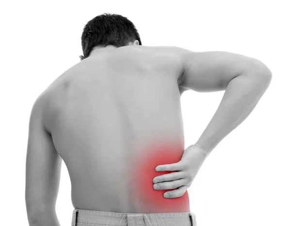 Боль в спине — стоковое фото