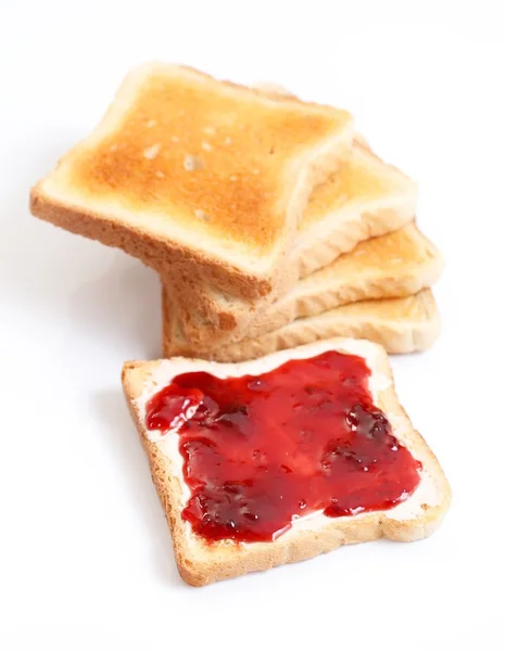 Toast and jam — Stock Photo, Image