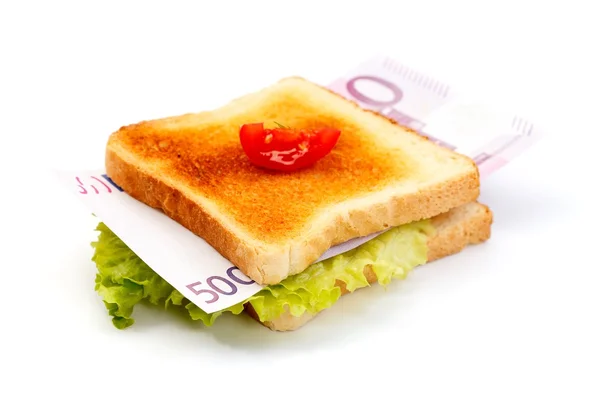 Para sandviç — Stok fotoğraf