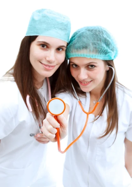 Artsen met een stethoscoop — Stockfoto