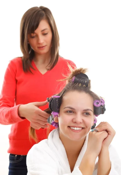 Hair styling — Stock Photo, Image