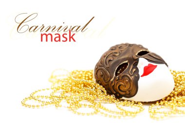 Mask with bead clipart